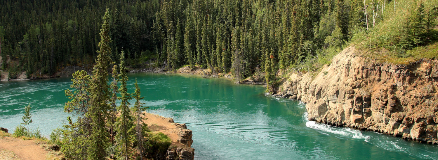 Miles Canyon, just outside of Whitehorse