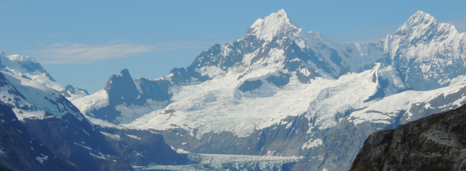 Fairweather range from Glacier Bay National Park