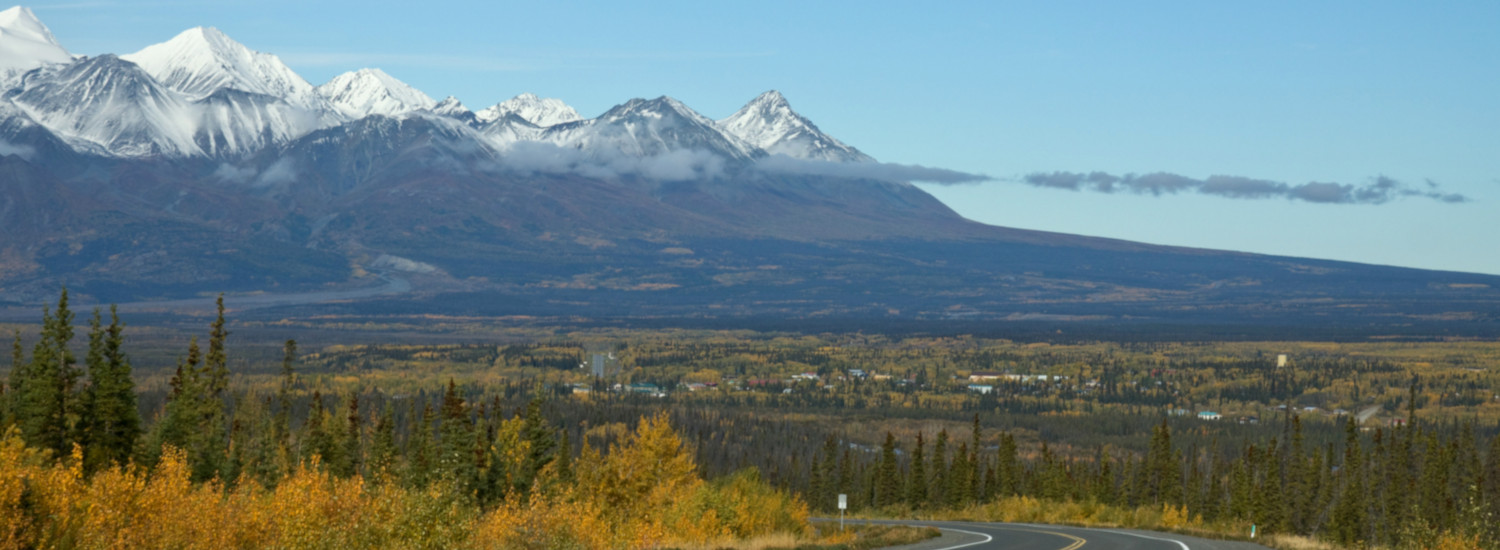 Arriving into Haines Junction in late summer
