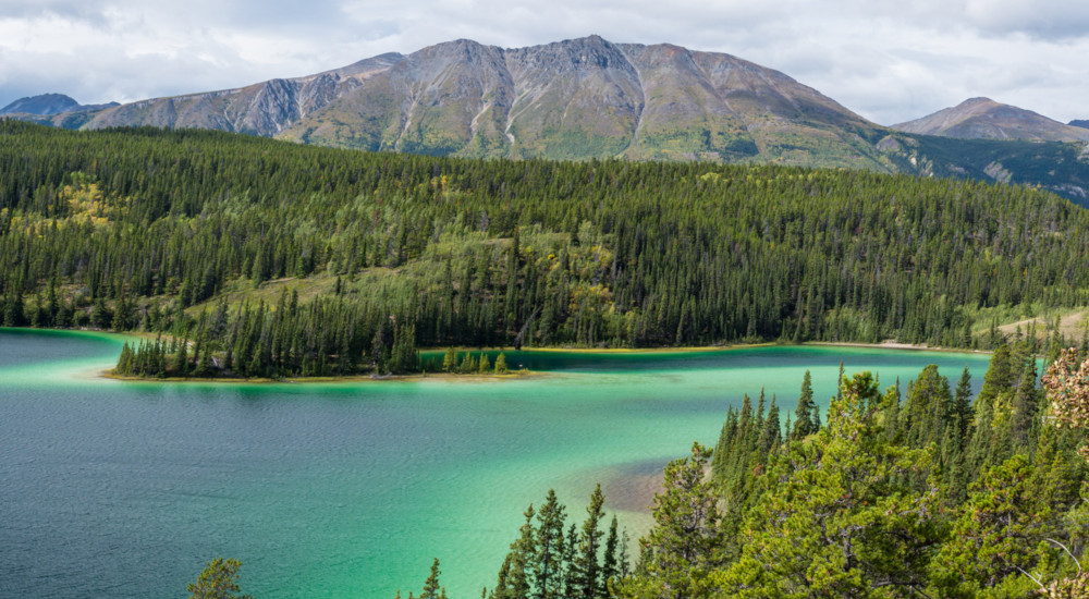 Emerald Lake, enroute to Whitehorse from Skagway