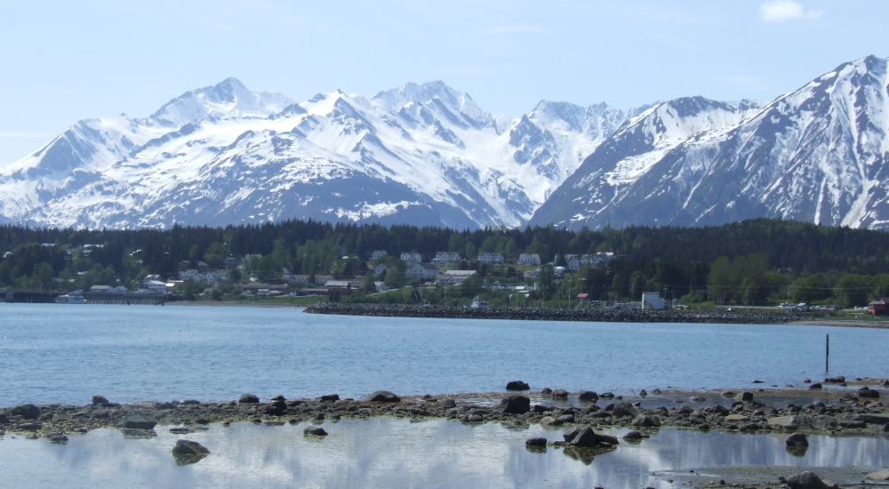 Picturesque small town of Haines, Alaska