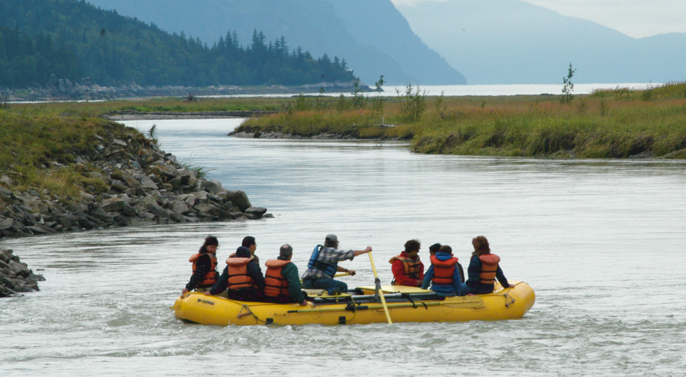Scenic River Float outside of Skagway, Alaska