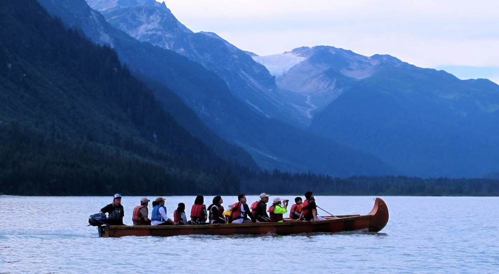Wildlife Canoe safari on Chilkoot Lake, Haines, Alaska