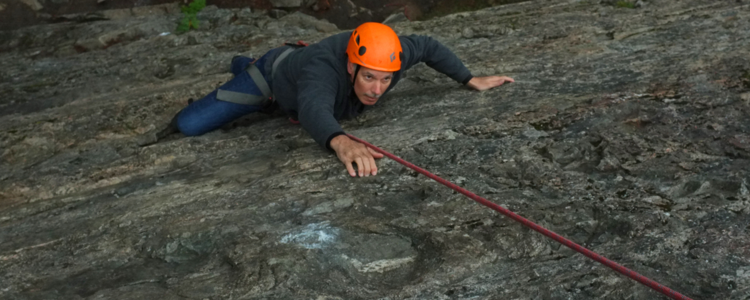 Rock climbing near Skagway, Alaska